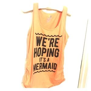 We’re hoping it’s a mermaid tank🧜🏼‍♀️ 🧡